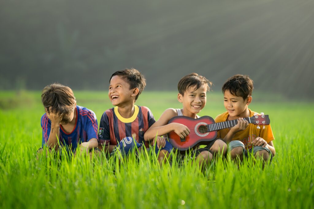 Music or Play  are beneficial to manage Anxiety Disorder in children.